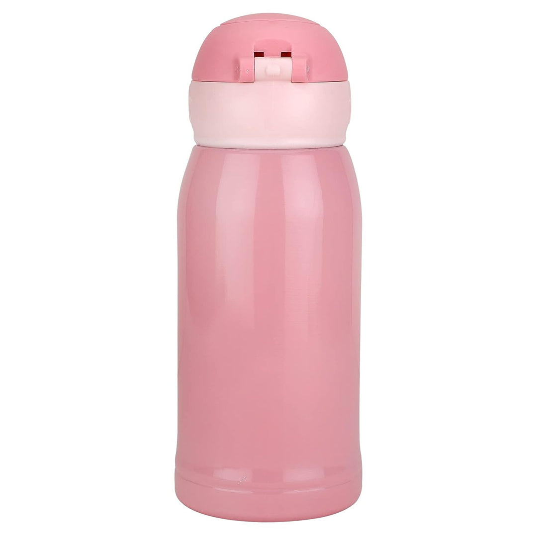 Youp Stainless Steel Pink Color Peppa Pig Kids Insulated Double Wall Sipper Bottle Zippy - 550 ml