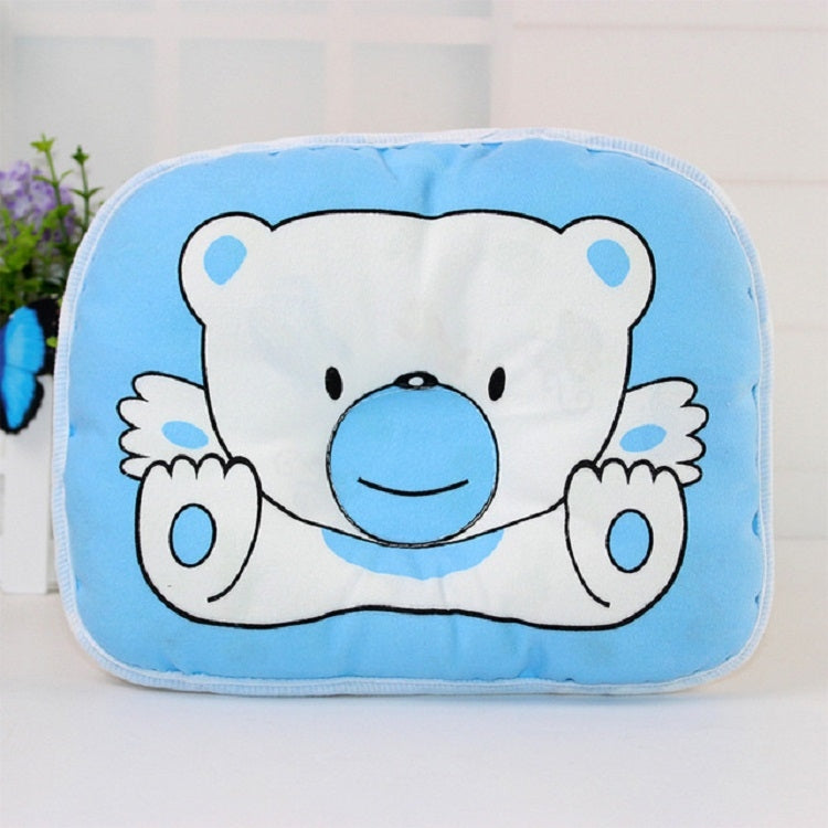 Cotton Printed Baby Pillow Filled with Polyester Fibre Sleeping Support Prevents Flat Head Newborn