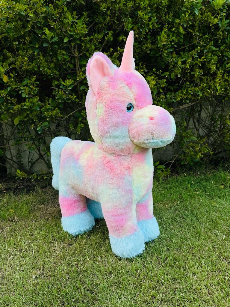 FunZoo Soft Plush Stuffed Toy for Kids & Gifts (Pony Delux 35 cm, Multicolor)