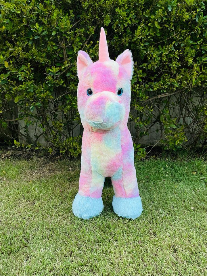 FunZoo Soft Plush Stuffed Toy for Kids & Gifts (Pony Delux 35 cm, Multicolor)