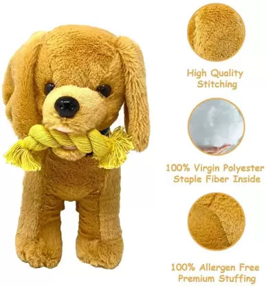 Fun Zoo Toys Stuffed Soft Plush Ropy Dog Animal Toy