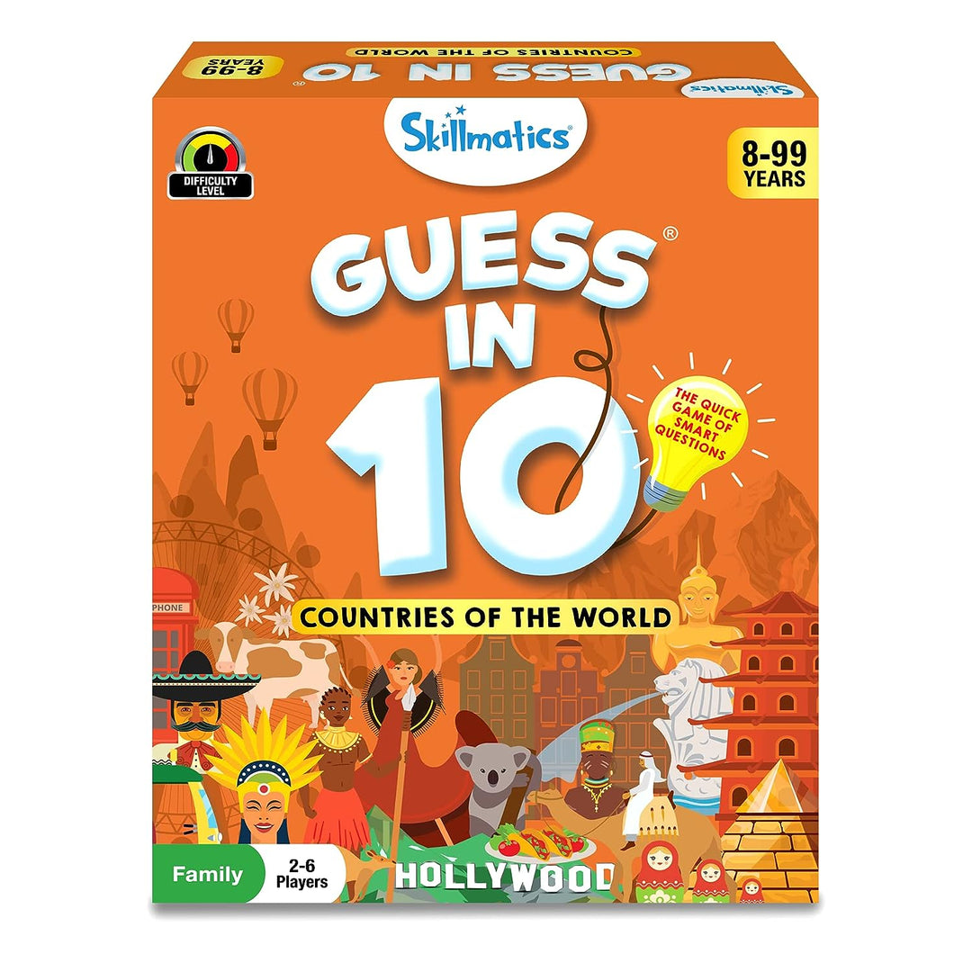 Skillmatics Card Game - Guess in 10 Countries of the World, Gifts for 8 Year Olds and Up