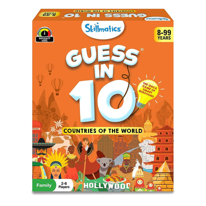 Skillmatics Card Game - Guess in 10 Countries of the World, Gifts for 8 Year Olds and Up