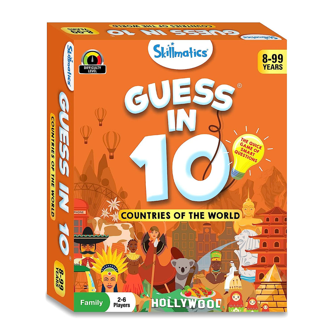 Skillmatics Card Game - Guess in 10 Countries of the World, Gifts for 8 Year Olds and Up