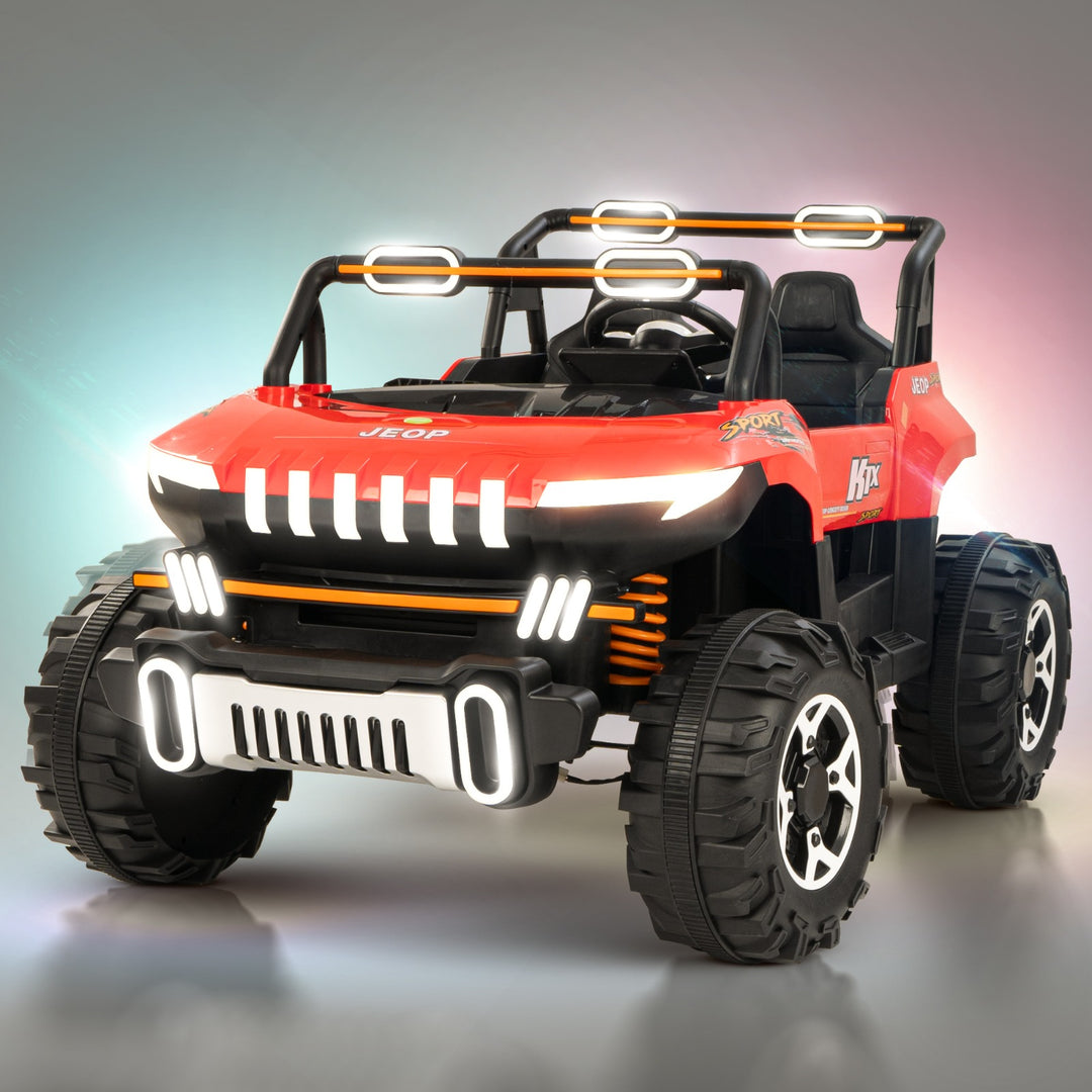 Battery Operated Jeep for Kids, Ride on Toy Kids Car with Bluetooth, Music & Light |