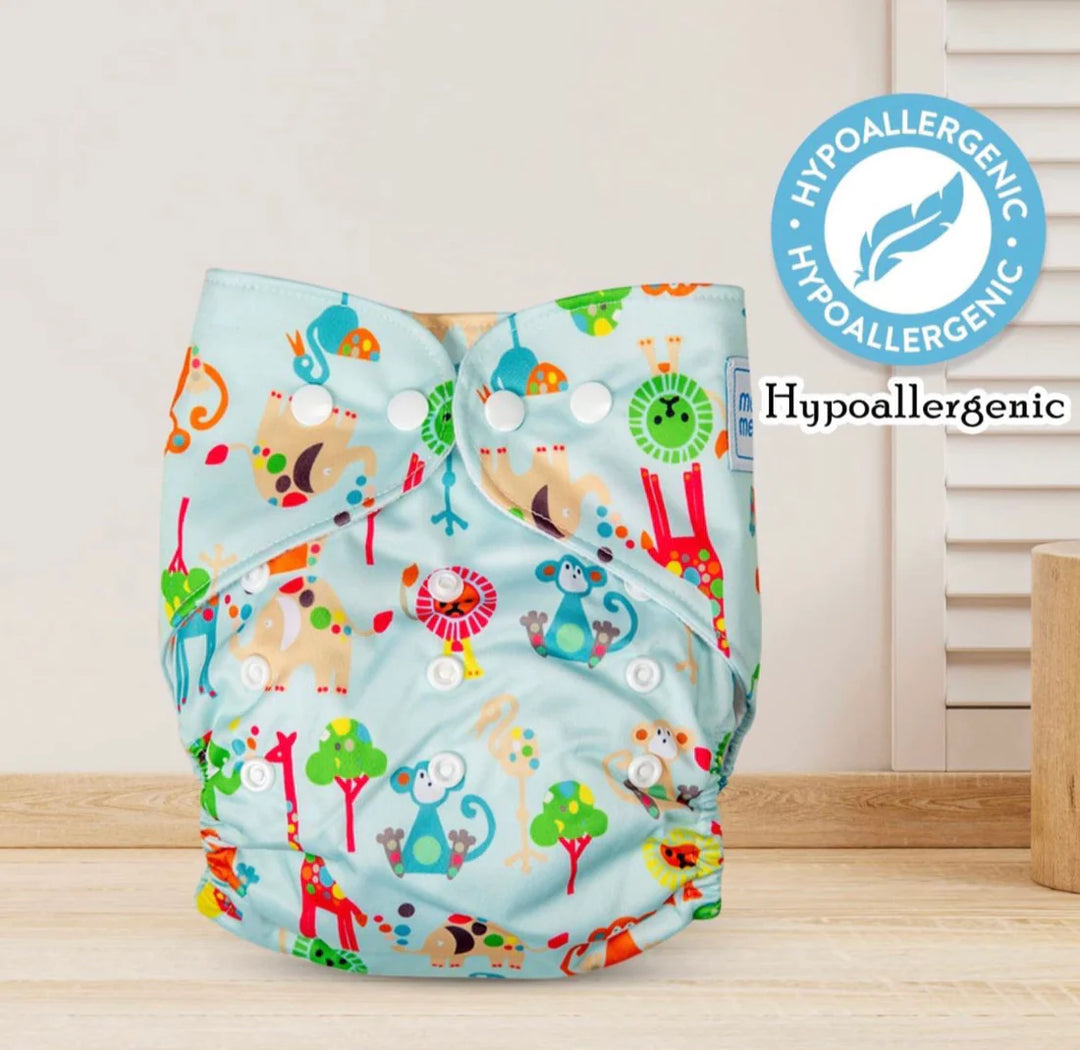 Adjustable Cloth Diaper for Babies| Free size Reusable Washable | (3Months- 3Years)