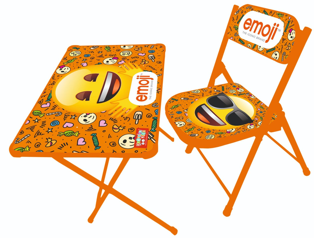 FOLDABLE CHILDREN'S CHAIR, PORTABLE CARTOON ACTIVITY TABLE/DESK/DINING TABLE,FOR 3-8 YEARS BOYS AND GIRLS - INCLUDING TABLE AND 1 CHAIR