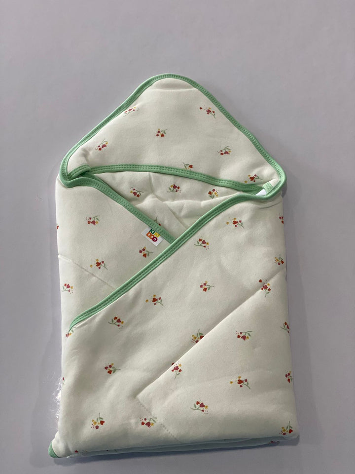 100% Organic Cotton Hooded Wrapper for Infant