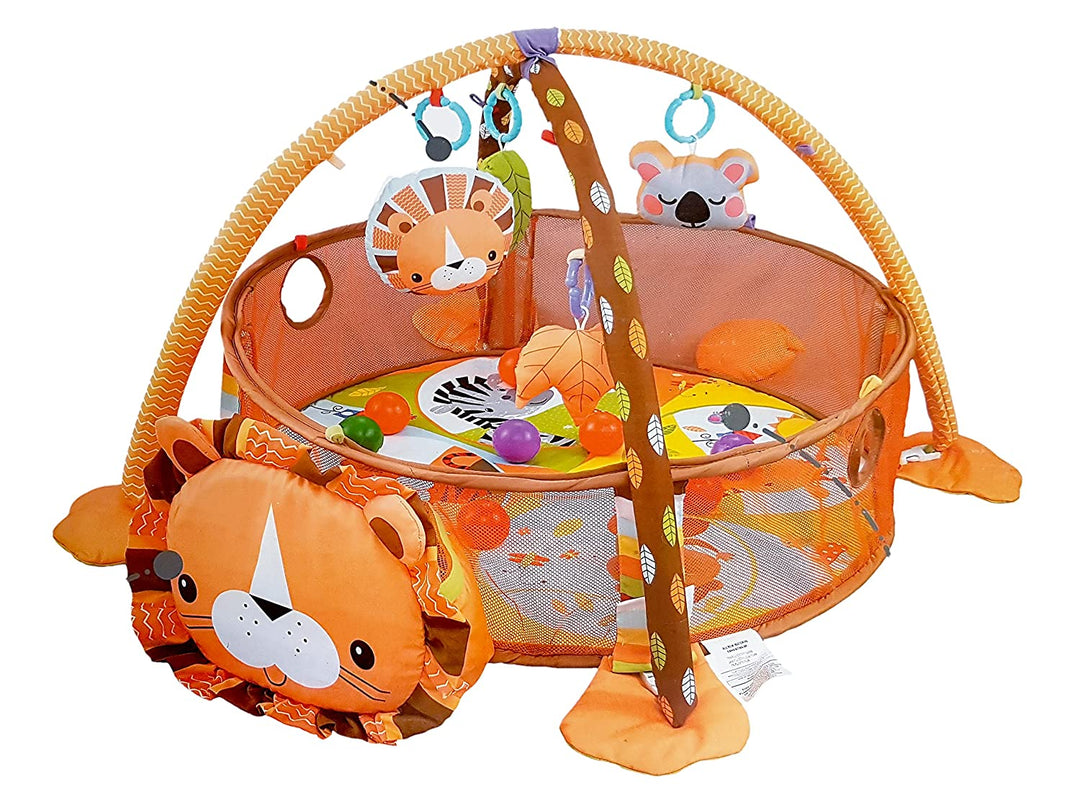 Lion Activity Gym and Ball Pit with 30 Balls