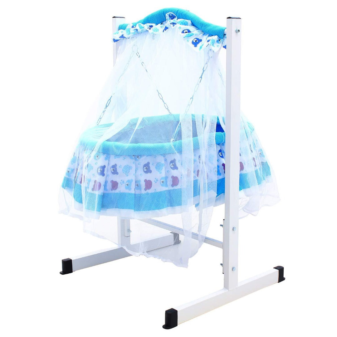Newborn Baby Cradle for Kids | Baby Bedding with Mosquito Net Lightweight Swing Cradle Transportable
