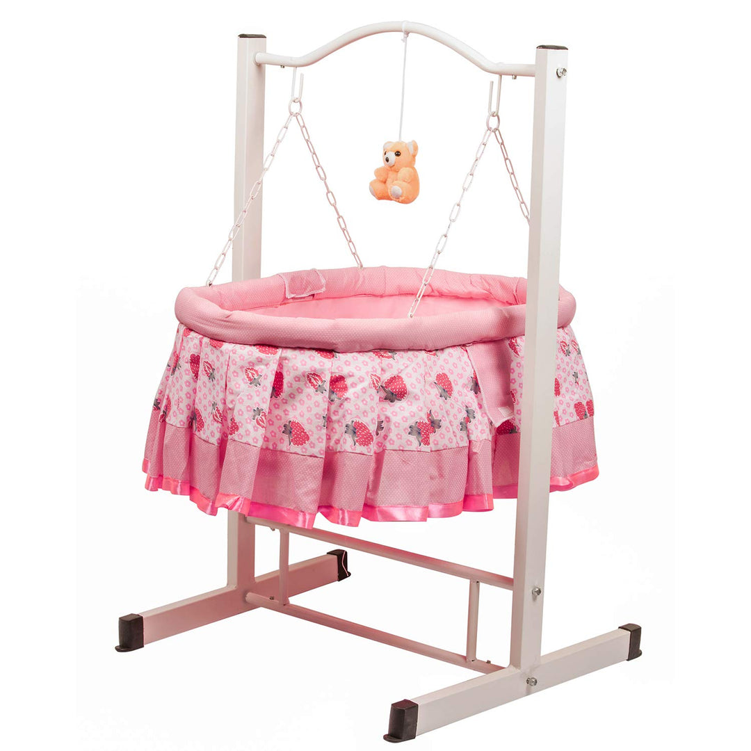 Newborn Baby Cradle for Kids | Baby Bedding with Mosquito Net Lightweight Swing Cradle Transportable