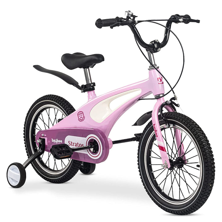 Stratos 16T Kids Cycle Bicycle | Magnesium Alloy Kids Bicycle Cycle with Training Wheels, Disc Brake, Chain Guard | Kids Baby Cycle Bike Bicycle | Baby Bicycle Cycle for Kids 3 to 7 Years