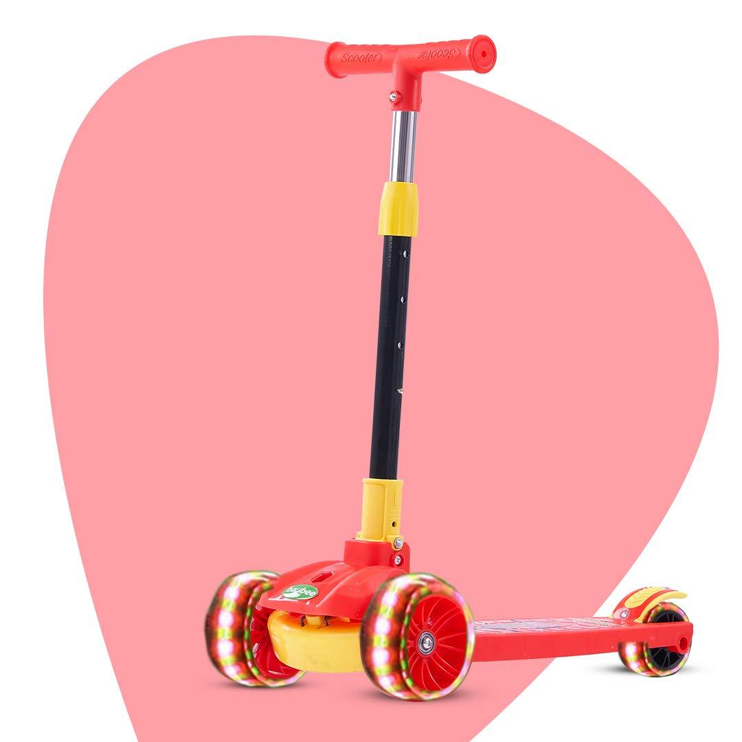 Foldable 3 Wheel Runner Skate Scooter for Kids Height Adjustable Smart Ride