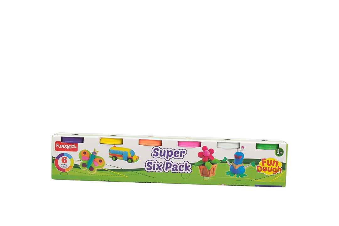Super Six , Shaping and Sculpting , 3years + , Multi-Colour