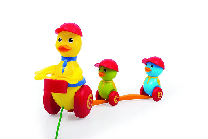 Duck Parade , 2 in Pull Along Toy , Drum,Linking,Encourages Walking , 12 Months & Above , Infant and Preschool Toys