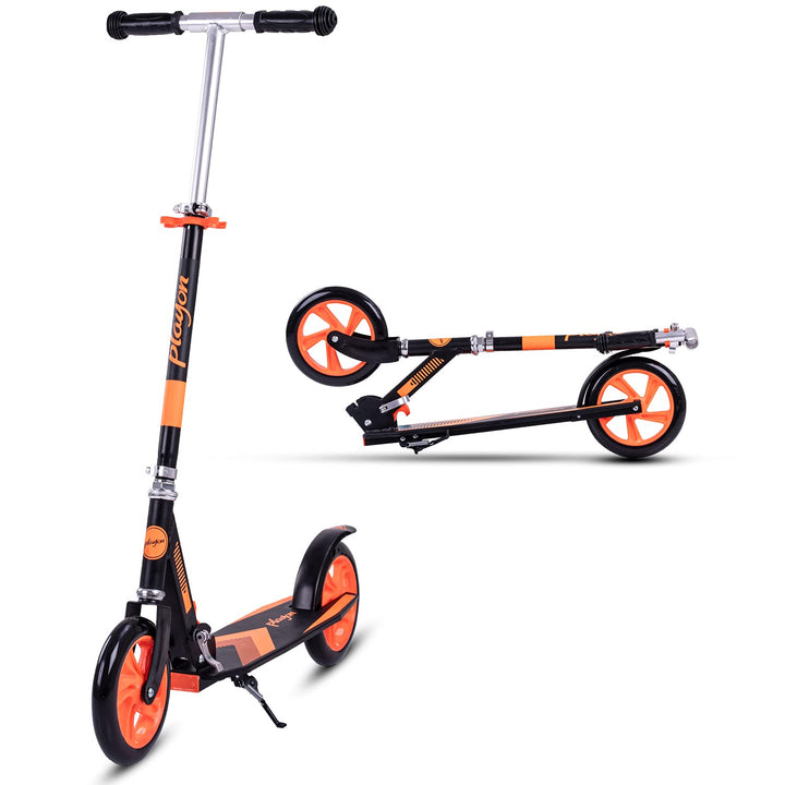 Runner Skate Scooter for Kids /Baby Runner Scooter with Adjustable Height, Foldable PU Wheels and Weight Capacity 60 kgs for Babies
