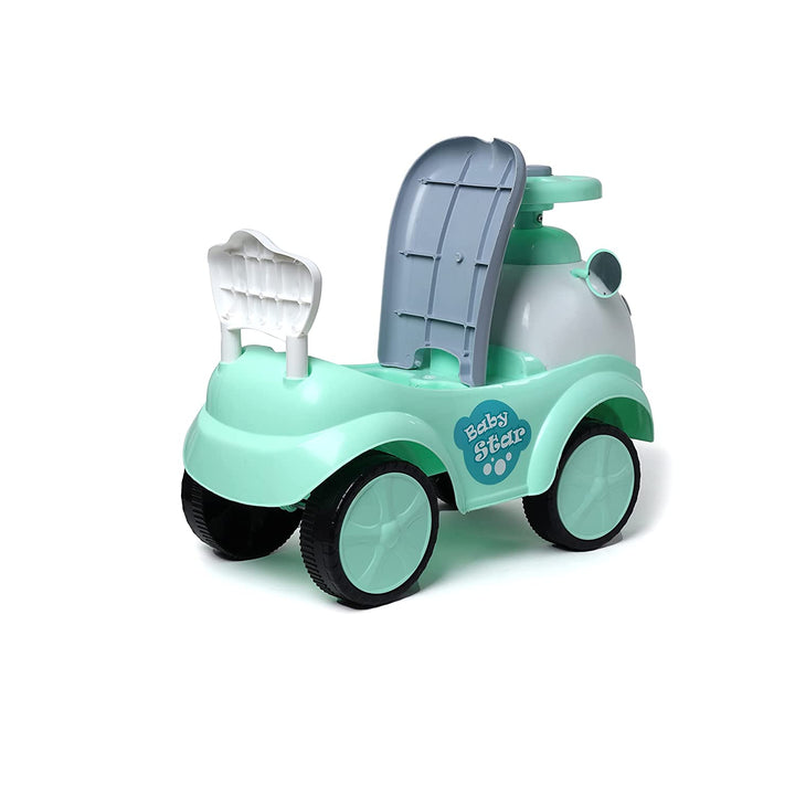Baby Star Ride On | Baby Car | Kids Car | Toy Car| Push Car| Swing Car| Ride on Car with Chu Chu Horn (Baby Star Ride On (Green)