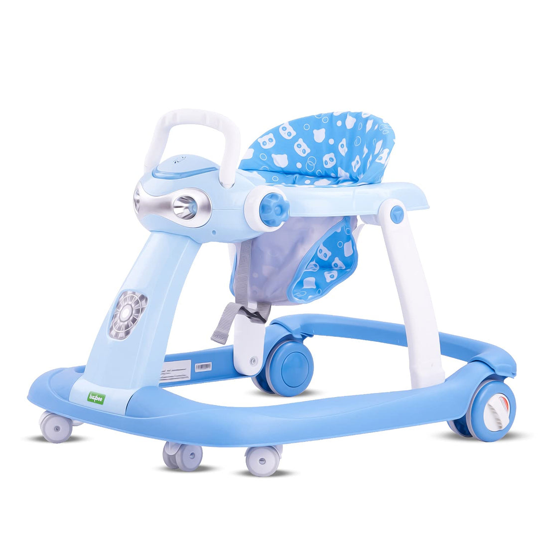 Lite 2 in1 Twist Baby Walker Round Kids Walker for Babies Cycle with Adjustable Height and Musical Toy Bar Rattles and Toys Ultra Soft Seat-Activity Walker for Kids Wheel 6-24 Months
