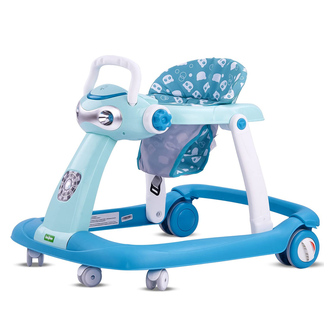 Lite 2 in1 Twist Baby Walker Round Kids Walker for Babies Cycle with Adjustable Height and Musical Toy Bar Rattles and Toys Ultra Soft Seat-Activity Walker for Kids Wheel 6-24 Months