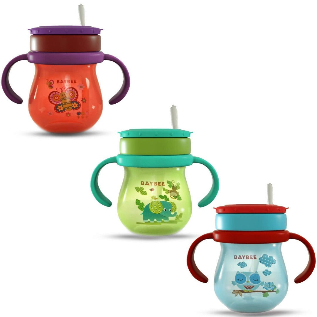 Silicone baby feeding sipper cup