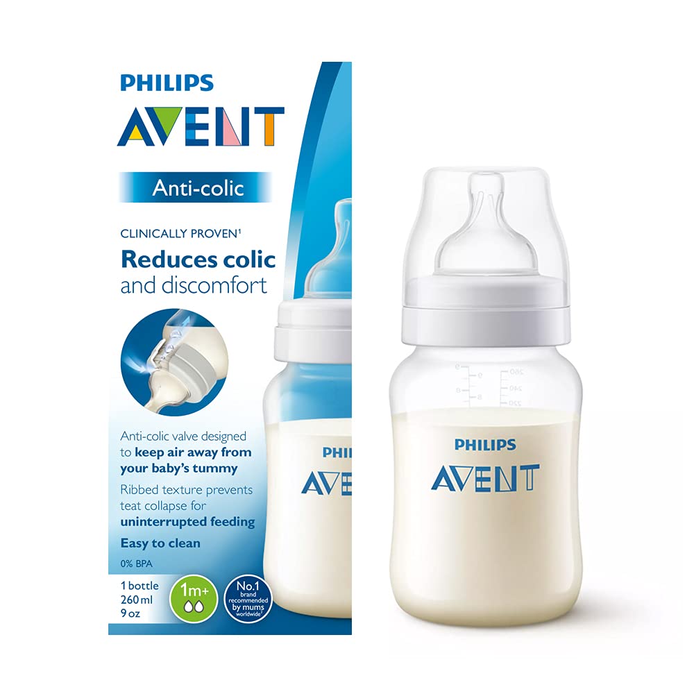 Avent Anti Colic Baby Bottle 260 ml 9oz (Single Pack)