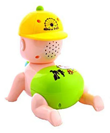 Crawling Baby Toys with Flashing Lights and Sound Children's Kids Toy  (Multicolor)
