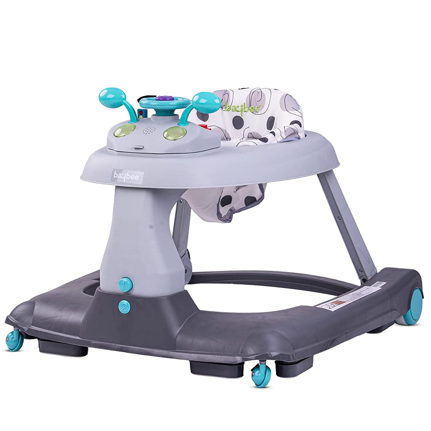 Quack 3 in 1 Baby Walker Cum Ride on with Adjustable Height 6 Advance KIDZON ONLINE