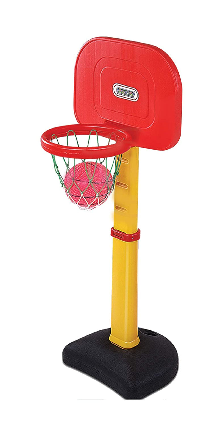 Basketball for Kids/Outdoor & Indoor Games for Kids/Adjustable Basketball Set with Ball/Multicolor Kids Toys for Babies