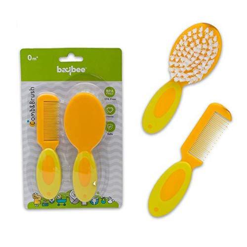 Comb and Brush Set Baby Care Grooming Set for Newborns Assorted Color