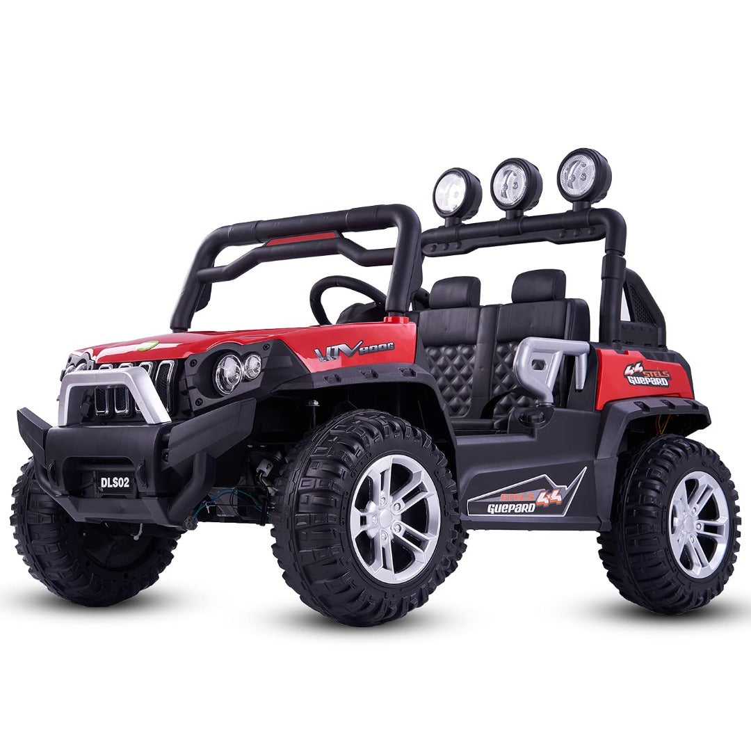 Royal Dessert Baby Car 4X4 Rechargeable Battery Operated Ride-On Big Car for Kids to Drive with 4 Motors & 12V Battery, Jeep for Kids, Kids Car for Boys & Girls -Age 2 to 8 Years