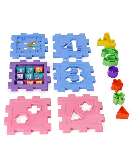 Time Square Block Game | Plastic Block | Learning Toy | Block Puzzle | Clock Puzzles | Brick Game | Block Toy | Block for Kids