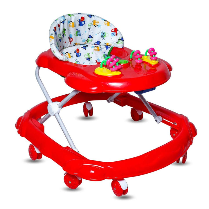 Luna Round Kids Walker for Baby with 3 Position Height Adjustable with Fun Toys & Activities for Babies- (6 Month to 2 Years)