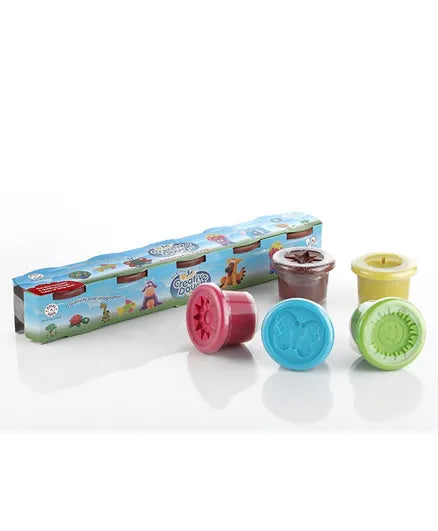Aditi Toys Creative Dough Refill 100g Pack of 5 - Multicolor