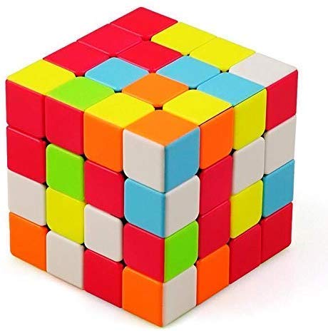 Bis Approved Solve The Cube Star Bundle 4X4X4 Pack Toy Puzzle For Kids Ages 8 And Up, Proudly Made In India