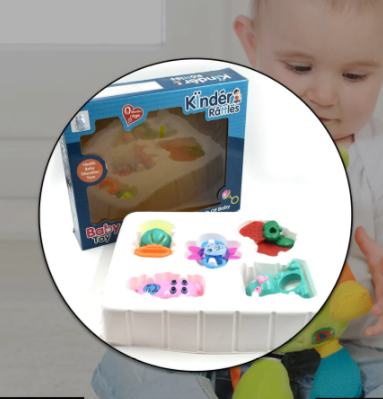 Kinder Rattles play& learn, healthy growth of baby (Multicolour)