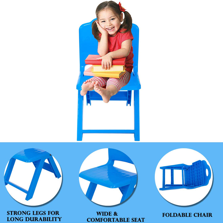 Baby Chair Strong and Durable Plastic Chair for Kids/Plastic School Study Chair/Feeding Chair for Kids, Portable High Chair Weight Capacity 40 Kg