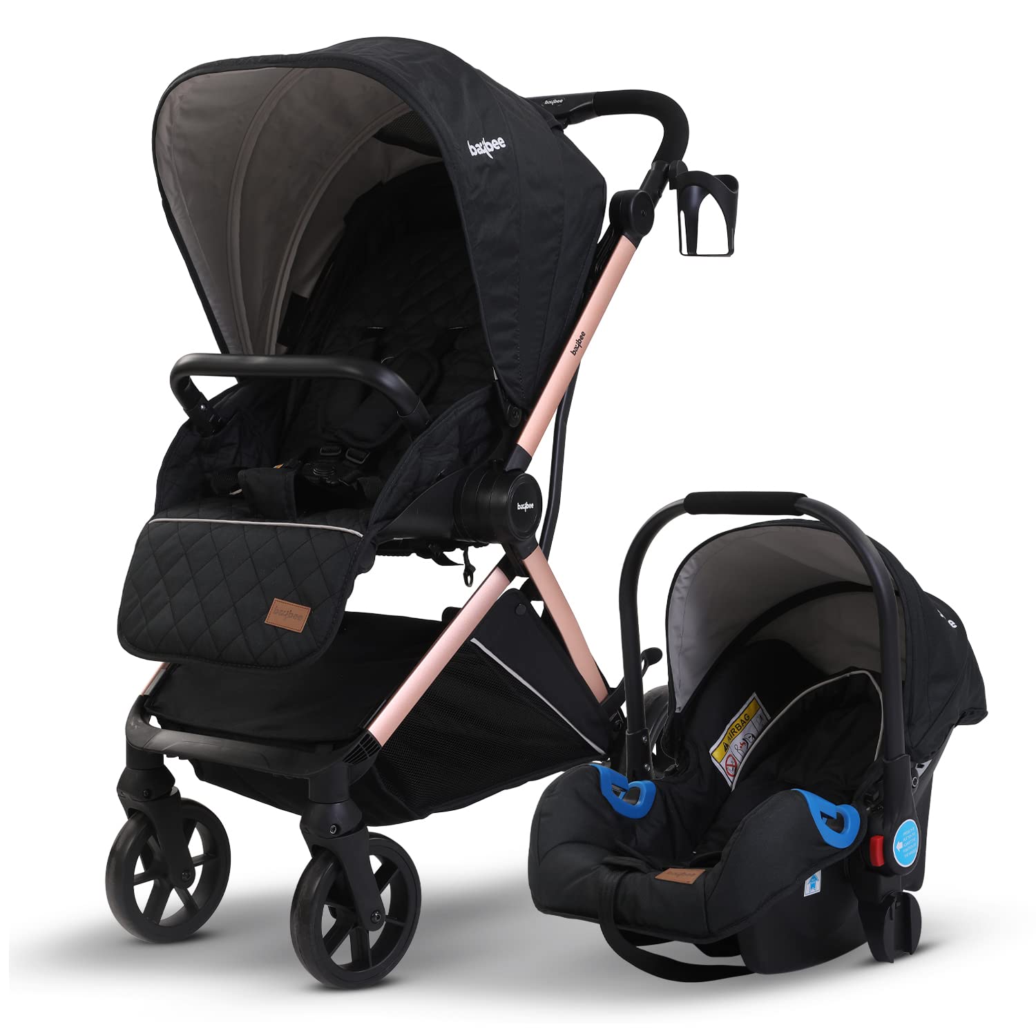 Stroller and convertible 2024 car seat combo