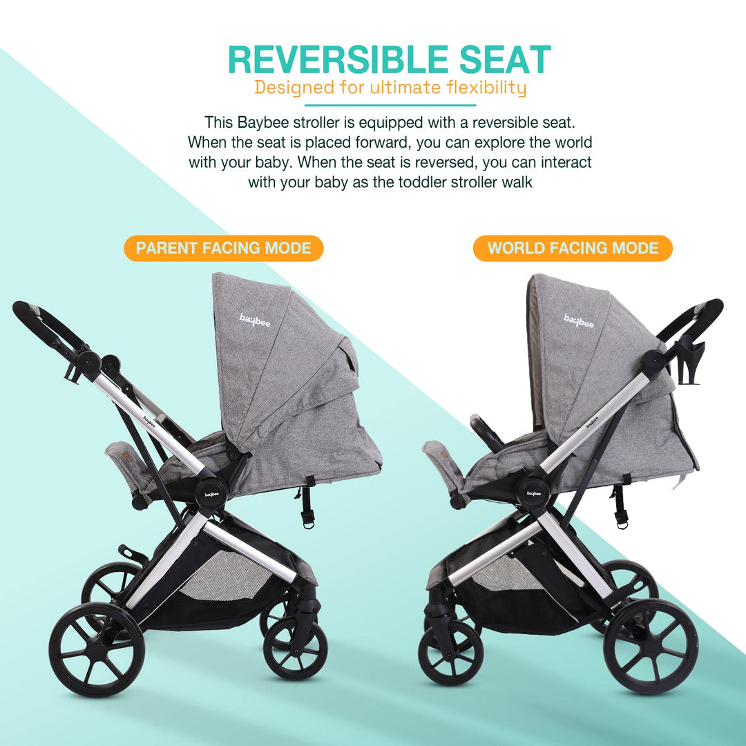 Parent Facing Lightweight Stroller With Reversible Seat Era