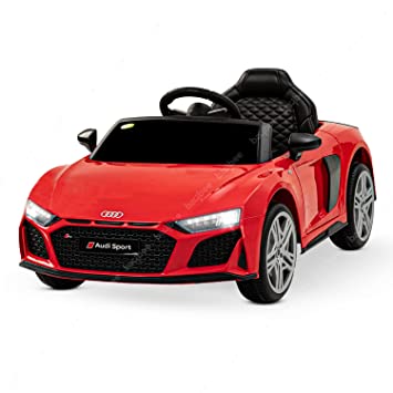 Official Licensed Audi R8 Battery Operated Car for Kids, Ride on Kids Car with Light & Music| Baby Big Car Rechargeable Battery Car | Electric Car for Kids to Drive 2 to 6 Years Boy Girl