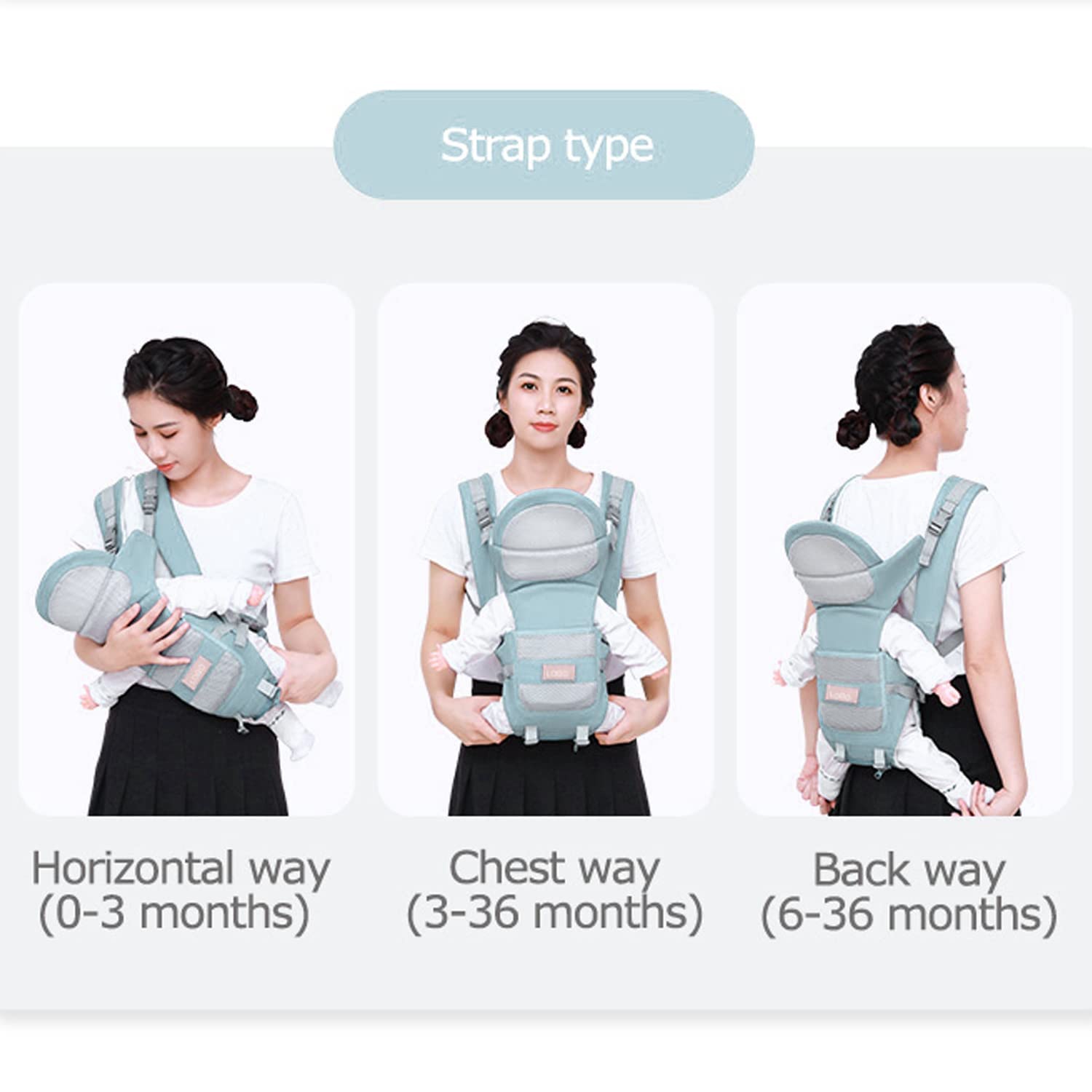 Baby steps 6 in 1 outlet ergonomic baby hip seat carrier