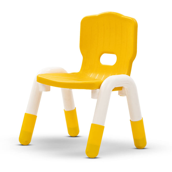 Baby Chair for Kids Study Table Chair with Non-Slip Base & High Backrest | Booster Seat for Baby | Home School Kids Chair for Baby 1 to 5 Years Boy Girl (Yellow)