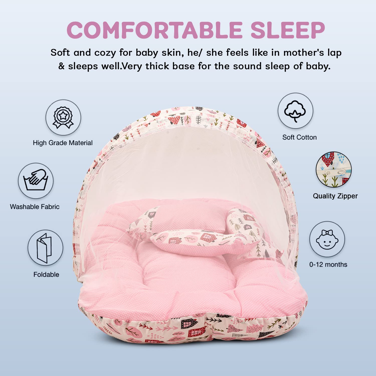 Baby bed set outlet with pillow