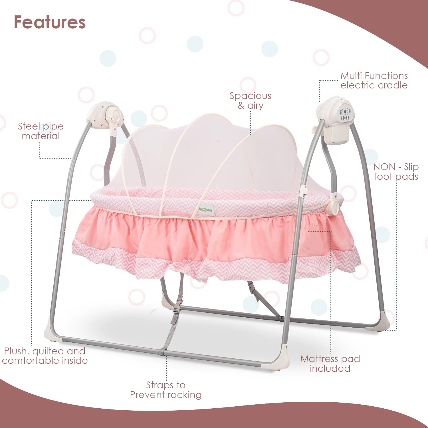 Automatic jhula for outlet baby