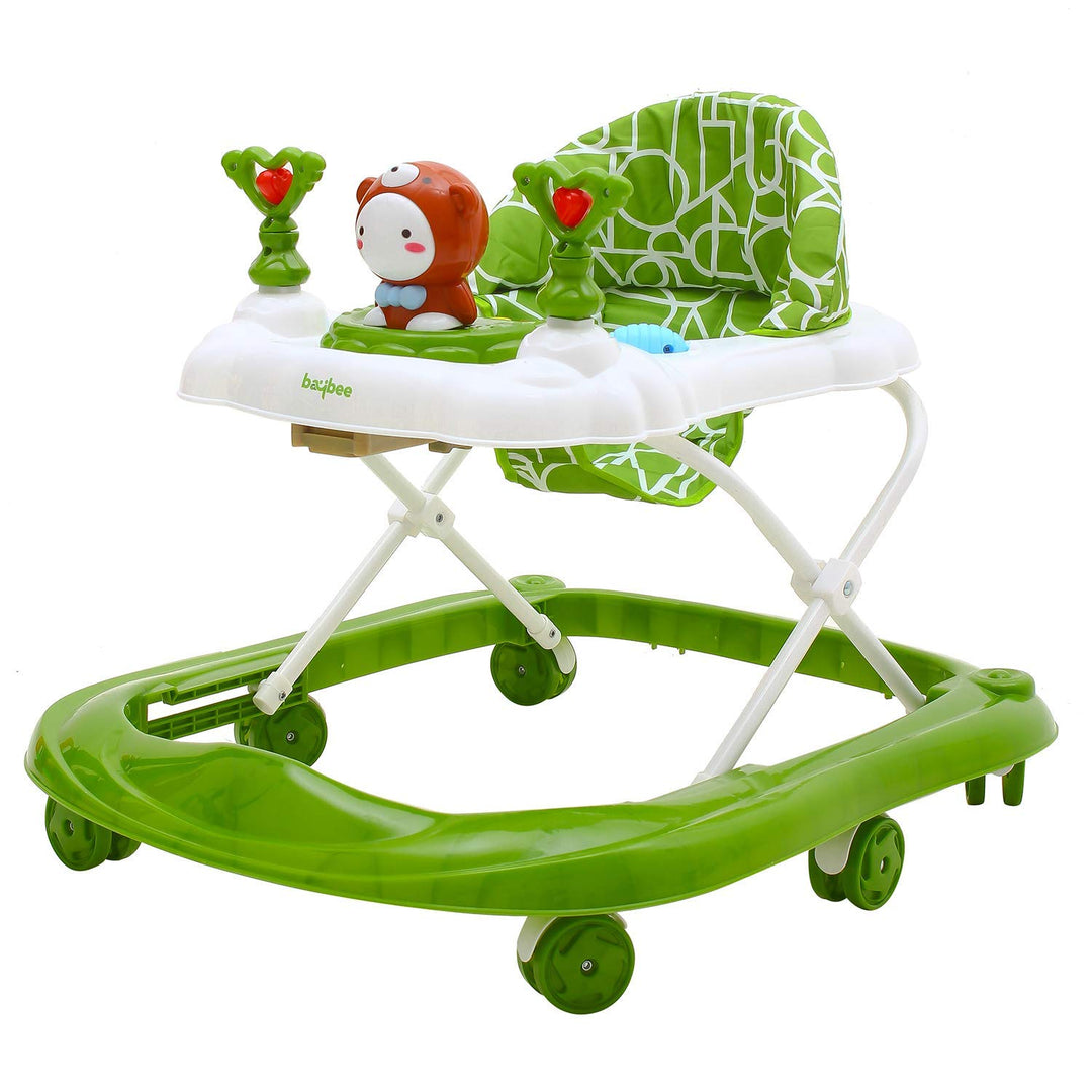 YoYo Round Baby Walker for Kids with 3 Position Height Adjustable Kids Walkers,Fun Musical Toy Bar Rattles and Toys Ultra Soft Seat Chair&Activities for Babies/Child 6 Months to 2 Years