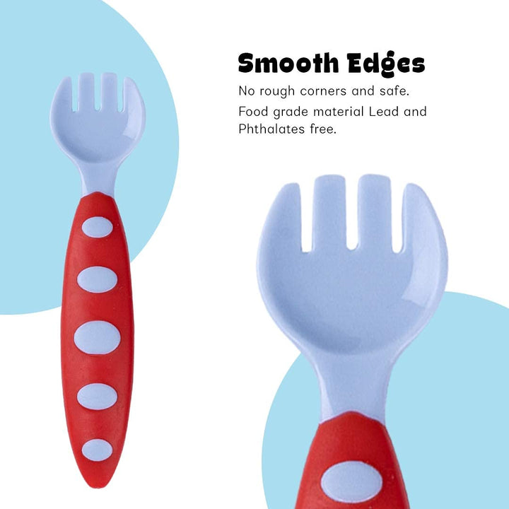 Baby Feeding Spoons Forks Set, BPA-Free Baby/Toddler Spoons First Stage Baby Utensils