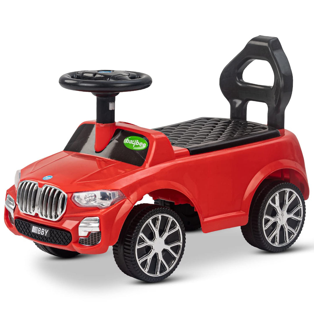Magnus Baby Ride on Push Car for Kids Push Car with LED Light Music Button Car Non Battery Operated Ride On