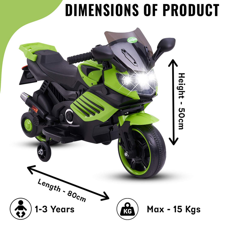 Glimmer Electric Ride On for Kids Bikes Rechargeable Battery Operated Ride-on Bike and Baby Ride on Kids Ride on Toys | Baby Toddler Bike for Kids to Drive Toys Car for Boys & Girls(5 to 8yrs )