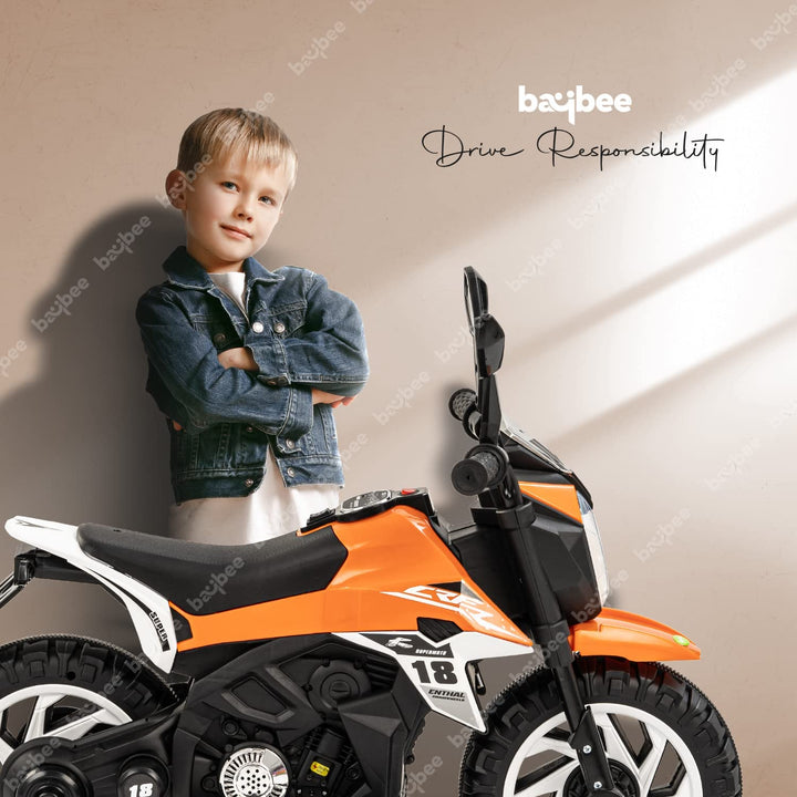 Rechargeable Battery Operated Ride on Bike/ Baby Ride on Electric Bike /Kids Battery Bike Suitable for Boys & Girls Age 1-3 Years