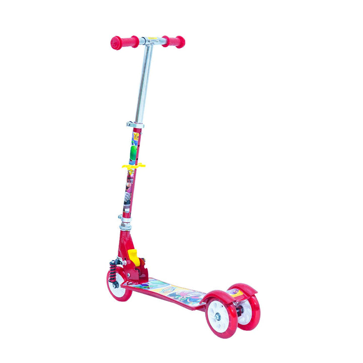 Skate Kick Scooter for Kids Boys Girls - 3 Wheel Lean to Steer 3 Adjustable Height with Suspension