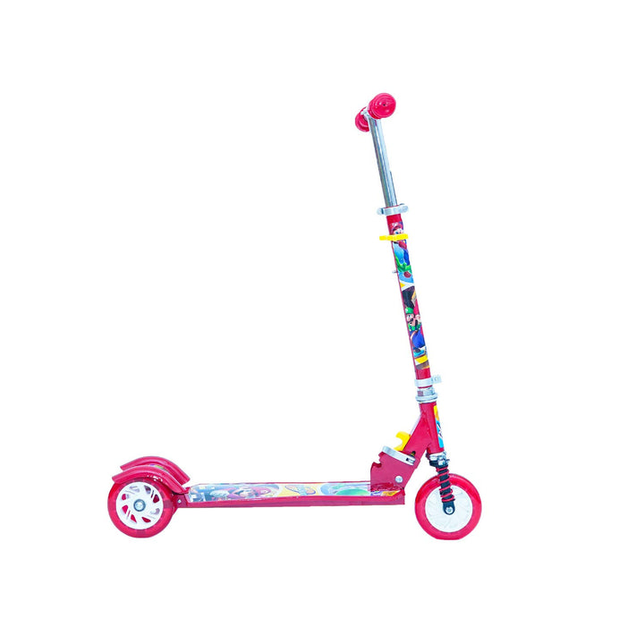 Skate Kick Scooter for Kids Boys Girls - 3 Wheel Lean to Steer 3 Adjustable Height